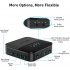 2 in 1 Bluetooth Adapter Bluetooth 5 0 Audio Adapter Bluetooth Transmitter Receiver for TV Laptop Stereo System Headphones Speaker black