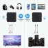 2 in 1 Bluetooth Receiver Transmitter Home Wireless Audio Converter Adapter for Tv Computer Black