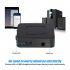 2 in 1 Bluetooth Receiver Transmitter Home Wireless Audio Converter Adapter for Tv Computer Black