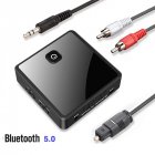 2-in-1 Bluetooth 5.0 Transmitter Receiver 3.5mm Aux Rca Wireless Audio Adapter