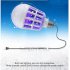 2 in 1 Bug Zapper LED Bulb  E27 15W Mosquito Killer Lamp  Pest Control Light Bulbs for Lures  Zaps   Kills Insects 220V