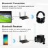 2 in 1 CSR Audio Adapter Bluetooth 5 0 Wireless Receiving and Transmittin black