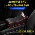 2 in 1 Car Armrest Pad Paper Tissue Holder Towel Box Central Arm Rest Memory Foam Armrest Cushion Parts black red