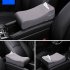 2 in 1 Car Armrest Pad Paper Tissue Holder Towel Box Central Arm Rest Memory Foam Armrest Cushion Parts beige