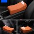 2 in 1 Car Armrest Pad Paper Tissue Holder Towel Box Central Arm Rest Memory Foam Armrest Cushion Parts brown