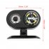 2 in 1 Car Compass Ball Thermometer Dashboard Self Adhesive Mount Navigation Meter Decoration Accessories black