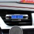 2 in 1 Car Digital LCD Thermometer Clock Calendar Automotive Backlight Clock  Black blue light