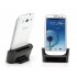 2 in 1 Charging Dock Station for Galaxy S3 is ideal for serious Samsung S3 phone users that want to charge their phone  their spare battery and synchronize 