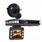 2 in 1 Dash Cam Anti laser Radar Detector DVR Video Recorder Speed Detector black