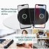 2 in 1 Dual Seat Qi Wireless Charger for iPhone X Xs MAX XR 8 plus Fast Wireless Charging Pad for Samsung S8 S9 Plus Note 9 8 blue