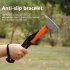 2 in 1 Functional Camping Hammer Nail Puller High Strength Carbon Steel Mallet Outdoor Accessories For Hiking Camping orange