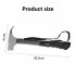 2 in 1 Functional Camping Hammer Nail Puller High Strength Carbon Steel Mallet Outdoor Accessories For Hiking Camping orange