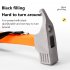 2 in 1 Functional Camping Hammer Nail Puller High Strength Carbon Steel Mallet Outdoor Accessories For Hiking Camping orange