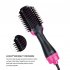 2 in 1 Hot Air Comb Multifunctional Negative Ion Hair Drying Brush Hair Curler Straightener Dryer Comb EU Plug