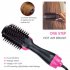 2 in 1 Hot Air Comb Multifunctional Negative Ion Hair Drying Brush Hair Curler Straightener Dryer Comb US Plug