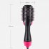 2 in 1 Hot Air Comb Multifunctional Negative Ion Hair Drying Brush Hair Curler Straightener Dryer Comb US Plug
