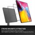 2 in 1 Magnetic Stand with Fast Wireless Charging Base for iPad11 Detachable Folding Holder Black