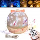 2-in-1 Mini Romantic Starry Projector Lamp 6+3 Films Hd Night Light Atmosphere Light Creative Gift Plug-in 3 upgraded HD+ 6 ordinary