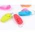 2 in 1 Multi function Pets Clicker Whistle Dog Trainer Clicker with Keyring Pet Puppy Trainer Dog Flute   Clicker Pink