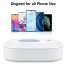 2 in 1 Multifunctional Ultraviolet Sterilization Box Mobile Phone Wireless Charger Electrical Appliances white