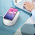 2 in 1 Multifunctional Ultraviolet Sterilization Box Mobile Phone Wireless Charger Electrical Appliances white