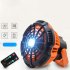 2 in 1 Outdoor Camping Remote Control Fan with Lamp 3 Speed Settings 3 Brightness Levels Usb Charging Office Fan Orange