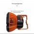 2 in 1 Outdoor Camping Remote Control Fan with Lamp 3 Speed Settings 3 Brightness Levels Usb Charging Office Fan Orange