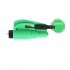 2 in 1 Portable Car Safety Hammer Spring Type Escape Hammer Window Breaker Punch Hammer Key Chain Green OPP bag packaging one pack