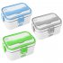 2 in 1 Portable Electric Heated Lunch Boxes 1 8L Stainless Steel Food Warmer with Cutlery for Home Office White EU plug