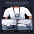 2 in 1 Portable Waist Clip Fan 3 Speeds 2a Fast Charging Necklace Fan for Outdoor Works Farm Hiking Camping Travel Gray