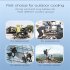 2 in 1 Portable Waist Clip Fan 3 Speeds 2a Fast Charging Necklace Fan for Outdoor Works Farm Hiking Camping Travel Blue