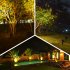2 in 1 Solar Powered Spotlight for Garden Pool Pond Outdoor Christmas Villa Decor warm light 2 in 1