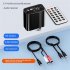 2 in 1 Stereo Bluetooth compatible Receiver Transmitter U Disk Player Rca aux Wireless Audio Adapter T28 black