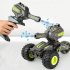 2 in 1 Stunt Remote Control Car Bubble Blowing Water Bomb Tank with Music Light Detachable Drift Deformation Car Orange