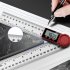 2 in 1 Transparent Digital Angle Ruler Protractor Angle Finder Vernier Caliper Measuring Tool 0 200mm