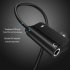 2 in 1 Type C male to 3 5mm Jack Adapter Earphone Cable AUX Audio Converter for Xiaomi Mi 6 Type C Fast Charge Silver