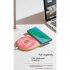 2 in 1 Usb Wireless Charger Fast Charging Colorful Ambient Light Night Light Compatible for Huawei White