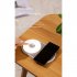 2 in 1 Usb Wireless Charger Fast Charging Colorful Ambient Light Night Light Compatible for Huawei White