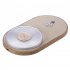 2 in 1 Usb Wireless Charger Fast Charging Colorful Ambient Light Night Light Compatible for Huawei White