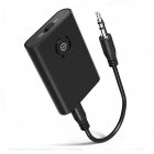 2-in-1 Wireless Bluetooth 5.0 Transmitter and Receiver black