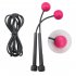 2 in 1 Wireless Skipping  Rope Indoor Gym Fitness Cordless Skipping Rope Burning Calorie red