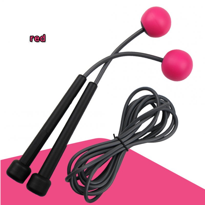 2 in 1 Wireless Skipping Rope Indoor Gym Fitness Cordless Skipping Rope Burning Calorie red