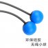 2 in 1 Wireless Skipping  Rope Indoor Gym Fitness Cordless Skipping Rope Burning Calorie blue