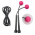 2 in 1 Wireless Skipping  Rope Indoor Gym Fitness Cordless Skipping Rope Burning Calorie purple