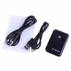 2 in1 Bluetooth Transmitter Receiver 3.5mm Stereo Wireless Music Audio Cable Dongle Bluetooth V4.2 Adapter for TV DVD MP3 PC black