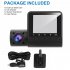 2 inch Dual lens Driving Recorder 1080P Front Car Night Vision GPS Track Optional Dash Cam Black
