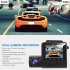 2 inch Dual lens Driving Recorder 1080P Front Car Night Vision GPS Track Optional Dash Cam Black