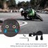 2 inch Motorcycle Driving Recorder IP65 Waterproof 1080P 720P Front Rear Dual Camera Dash Cam G Sensor Loop Recording black