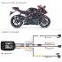 2 inch Motorcycle Driving Recorder IP65 Waterproof 1080P 720P Front Rear Dual Camera Dash Cam G Sensor Loop Recording black