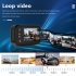 2 inch Motorcycle Driving Recorder IP65 Waterproof 1080P 720P Front Rear Dual Camera Dash Cam G Sensor Loop Recording black